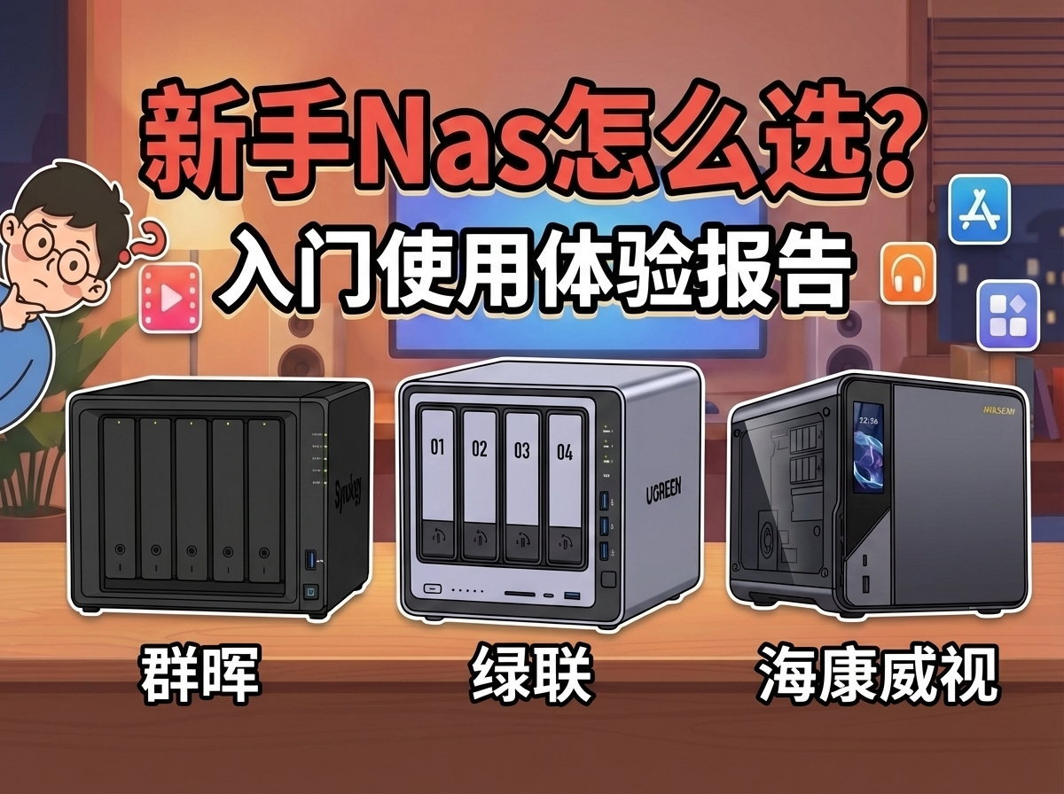 新手Nas怎么选？新手小白入门使用体验报告