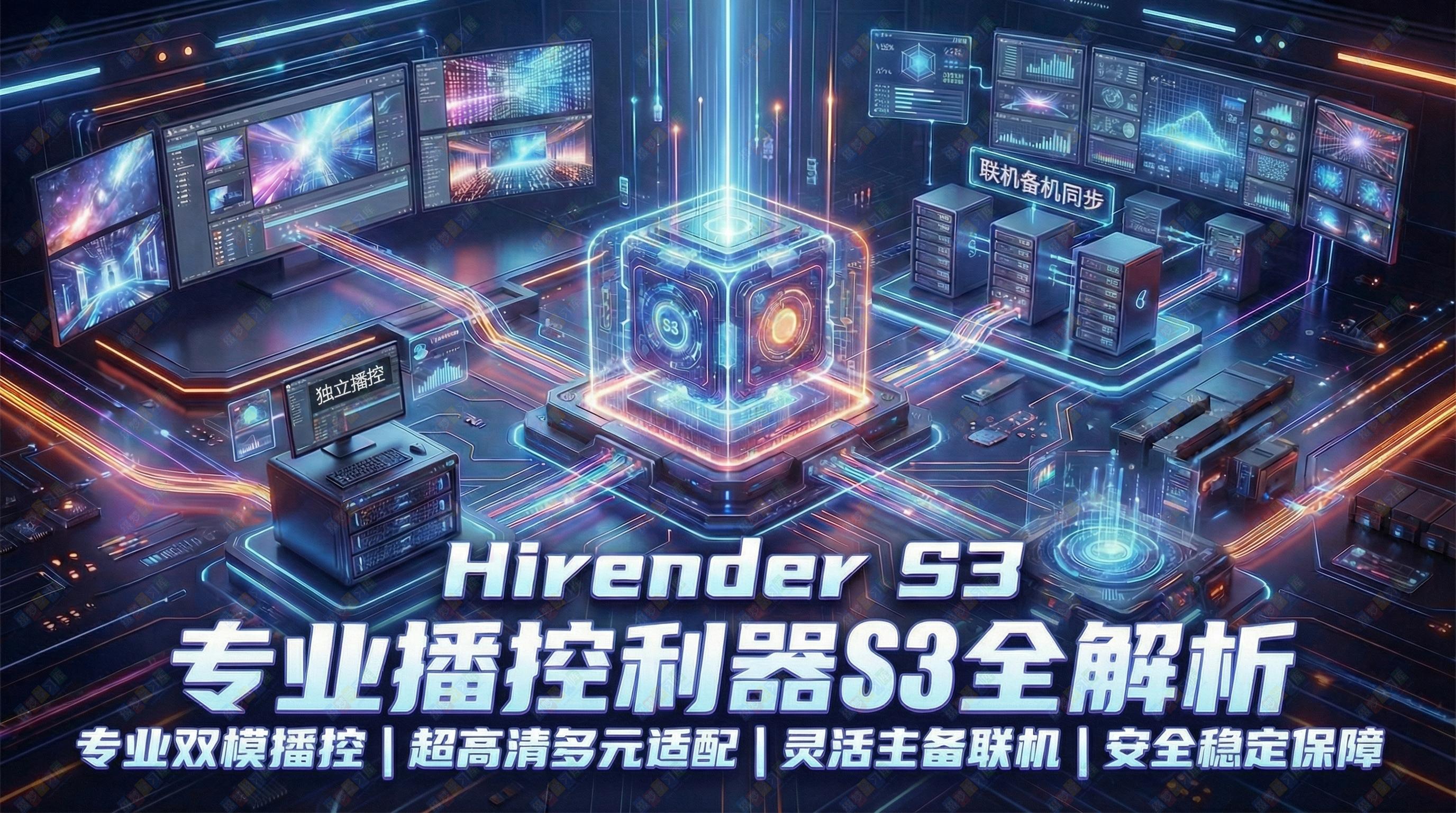 专业播控利器Hirender S3全解析（含安装指南与资源获取）